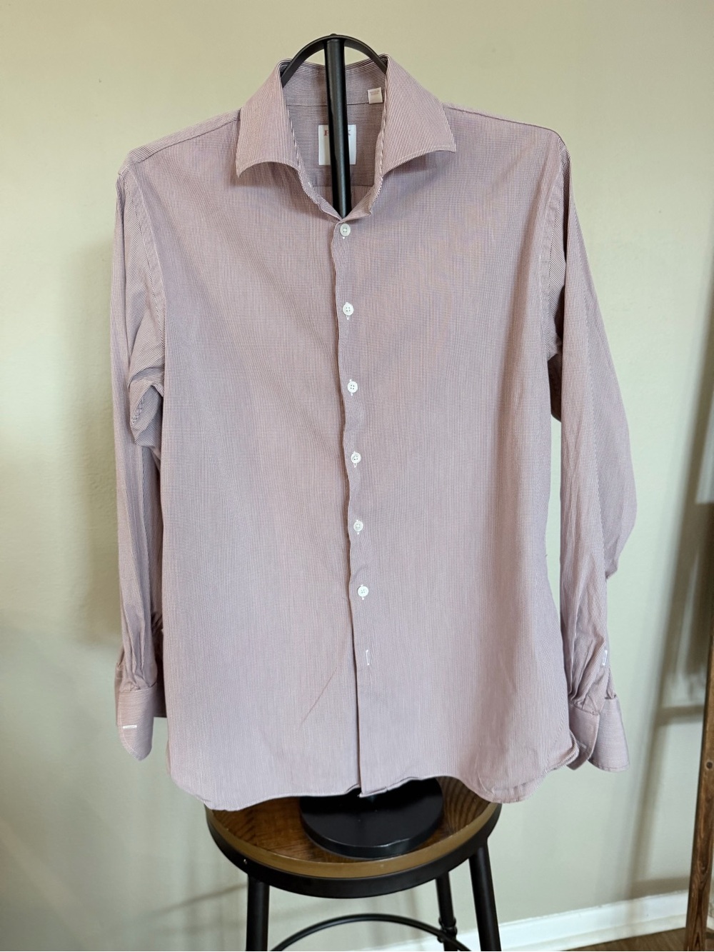 Pink Shirtmaker London Stripe Button-Down Shirt - Light Pink
